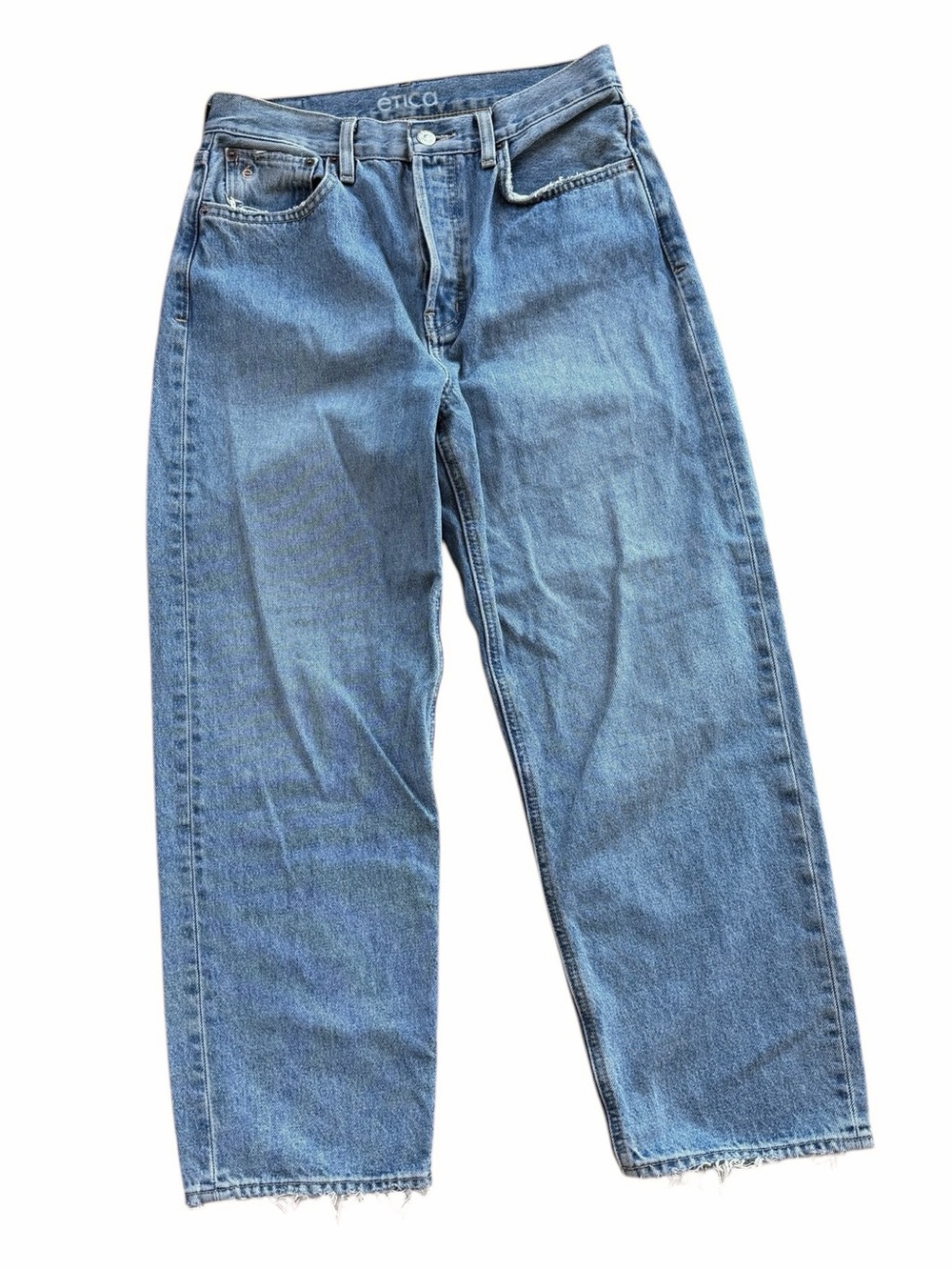 Etica Tyler Vintage straight Relaxed Denim Jeans Blue